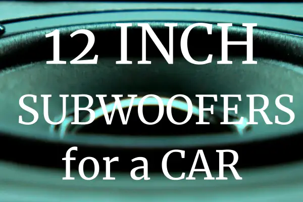 12 inch subwoofer