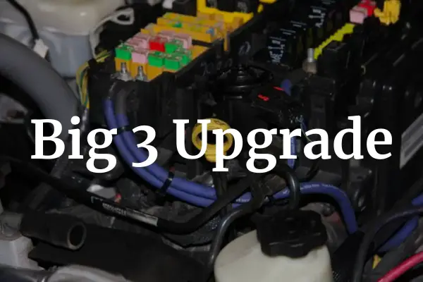 Big Three Upgrade will make your sound system perform at a much higher rate