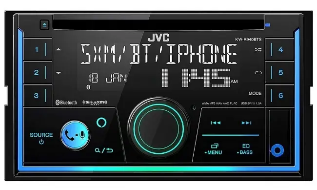JVC KW-R940BTS Bluetooth Car Stereo Receiver