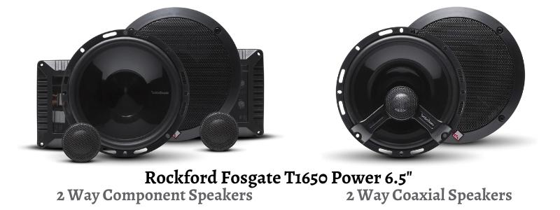Rockford Fosgate T1650 Power 6.5 2 way car speakers