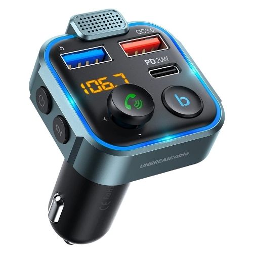 unbreakcable fm transmitter for a car