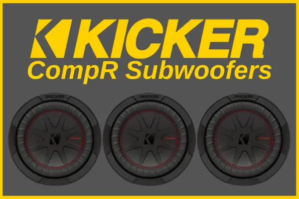 Kicker CompR Subwoofers