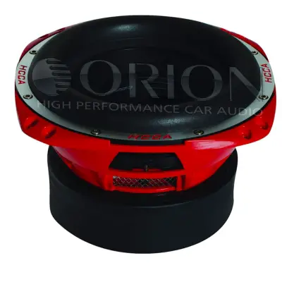 ORION HCCA102 10" 2000 RMS Dual 2 Ohm Competition Car Subwoofer Black Coil