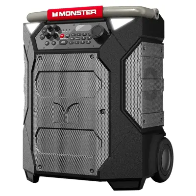 Monster Rockin' Roller 270 Portable IndoorOutdoor Wireless Speaker - GrayBlack