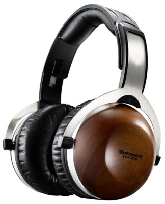Over Ear Pine Wood Audiophile Headphones from Yo-Tronics